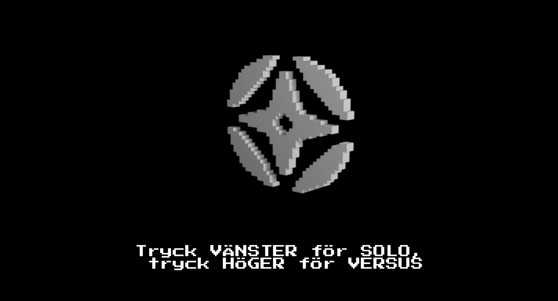 Interface from the game, starting screen